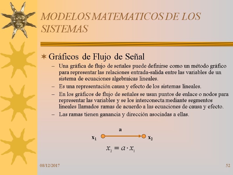 08/12/2017 52 Gráficos de Flujo de Señal Una gráfica de flujo de señales puede